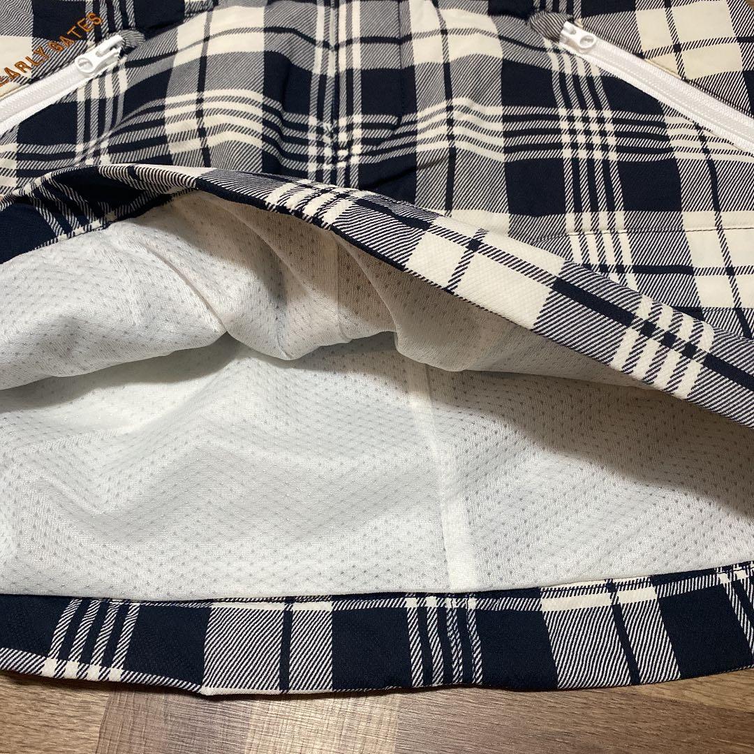 パーリーゲイツ♡スカート♡チェック♡ホワイト♡ネイビー♡S