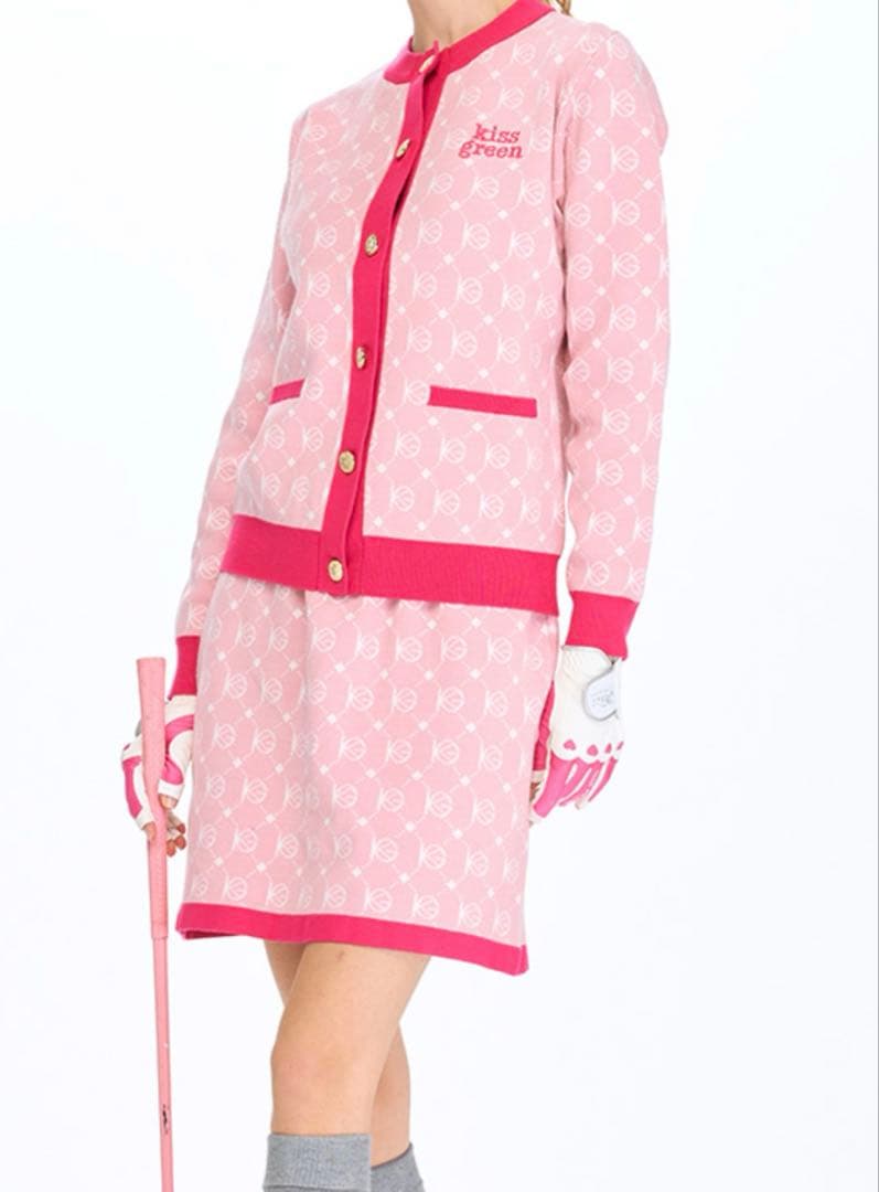 【新品】キスオンザグリーン　ニット上下セット