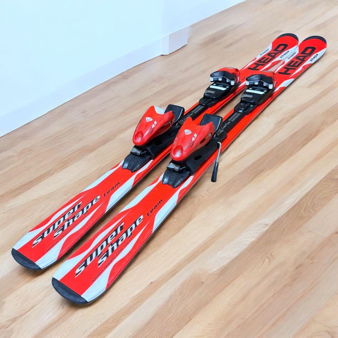 【ジュニア用】HEAD SUPER SHAPE 127cm スキー板 初心者向け