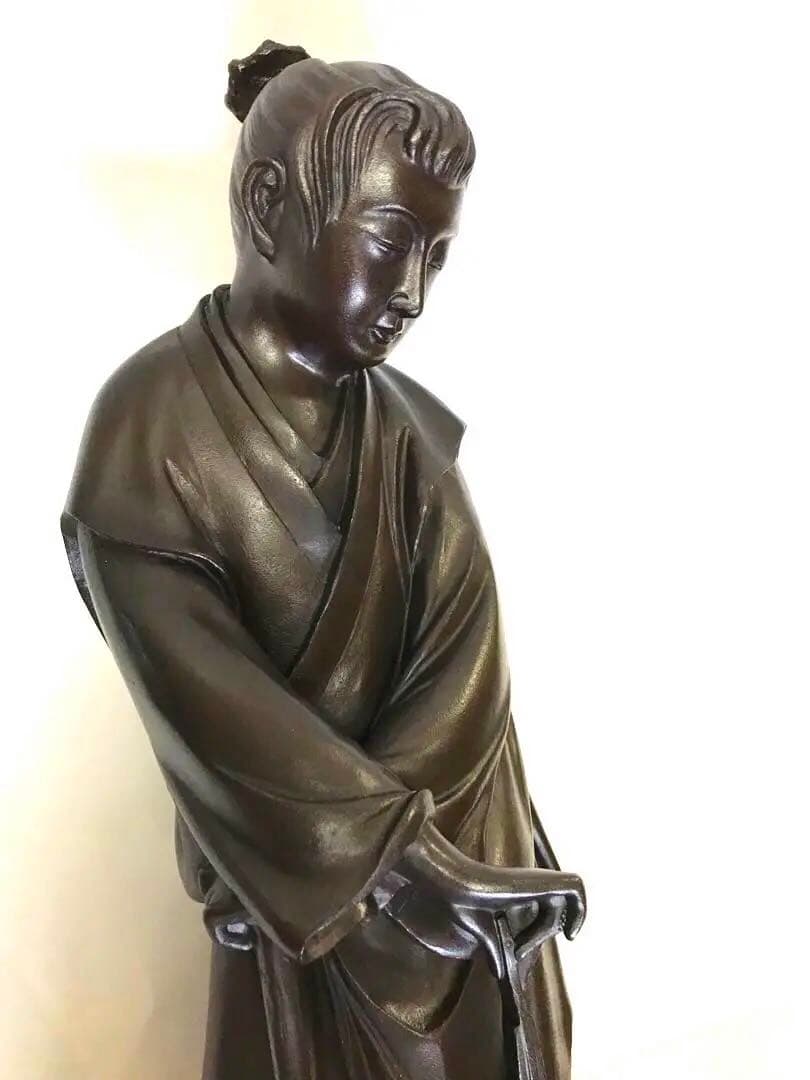 銅製:元禄若衆置物(高村光雲先生原型)