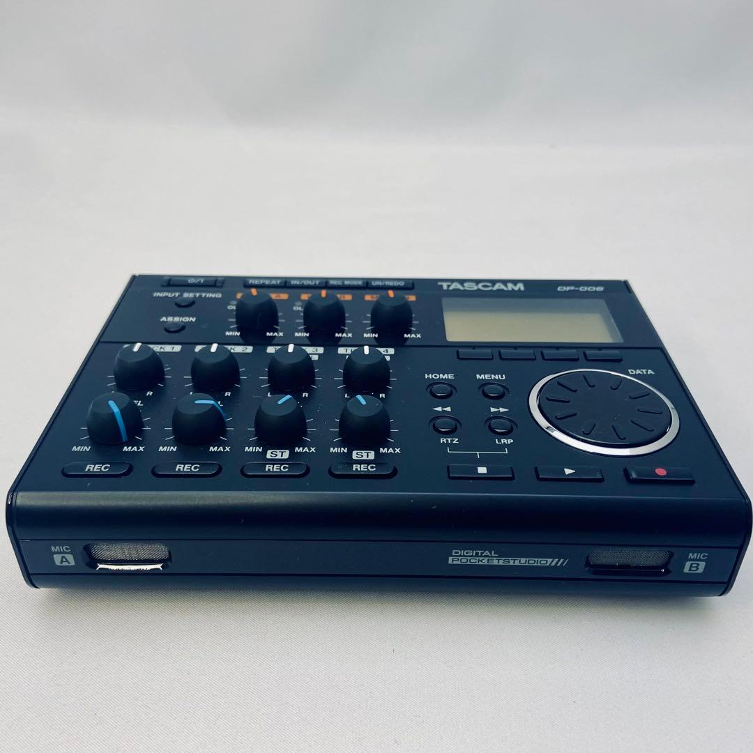 【美品】TASCAM DP-006 マルチトラックレコーダー MTR 電池駆動