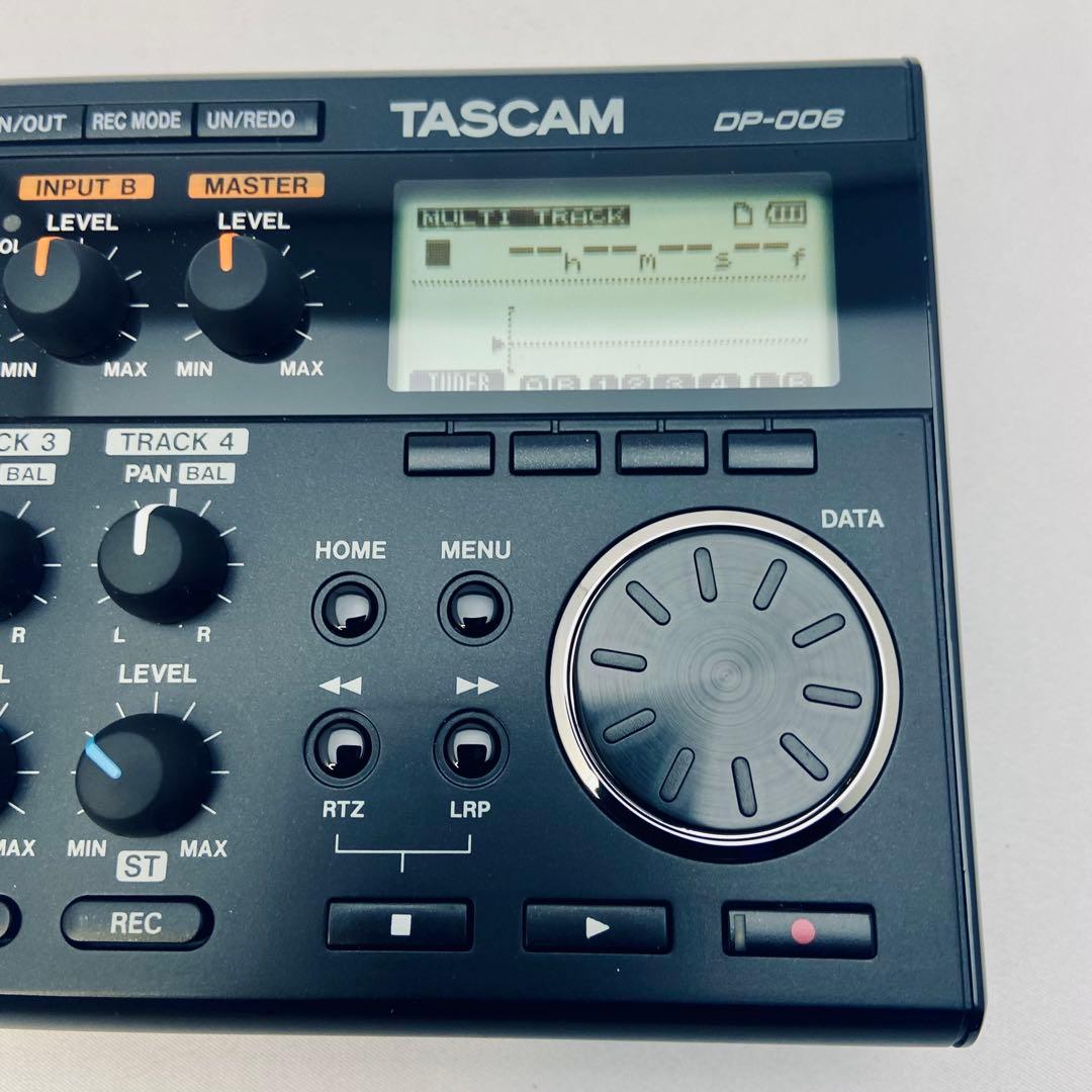 【美品】TASCAM DP-006 マルチトラックレコーダー MTR 電池駆動