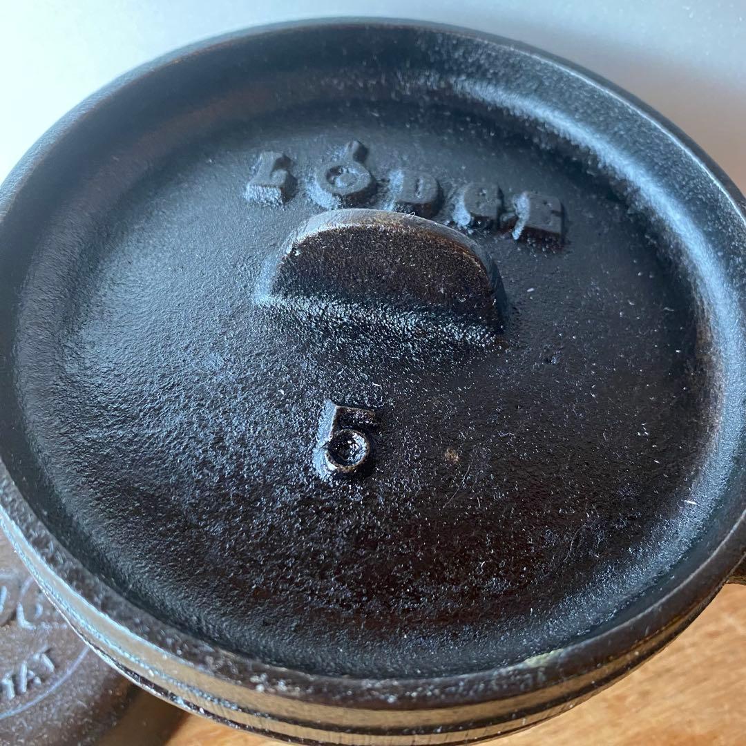 【USED】Lodge ダッチオーブン 5inch & ashtray