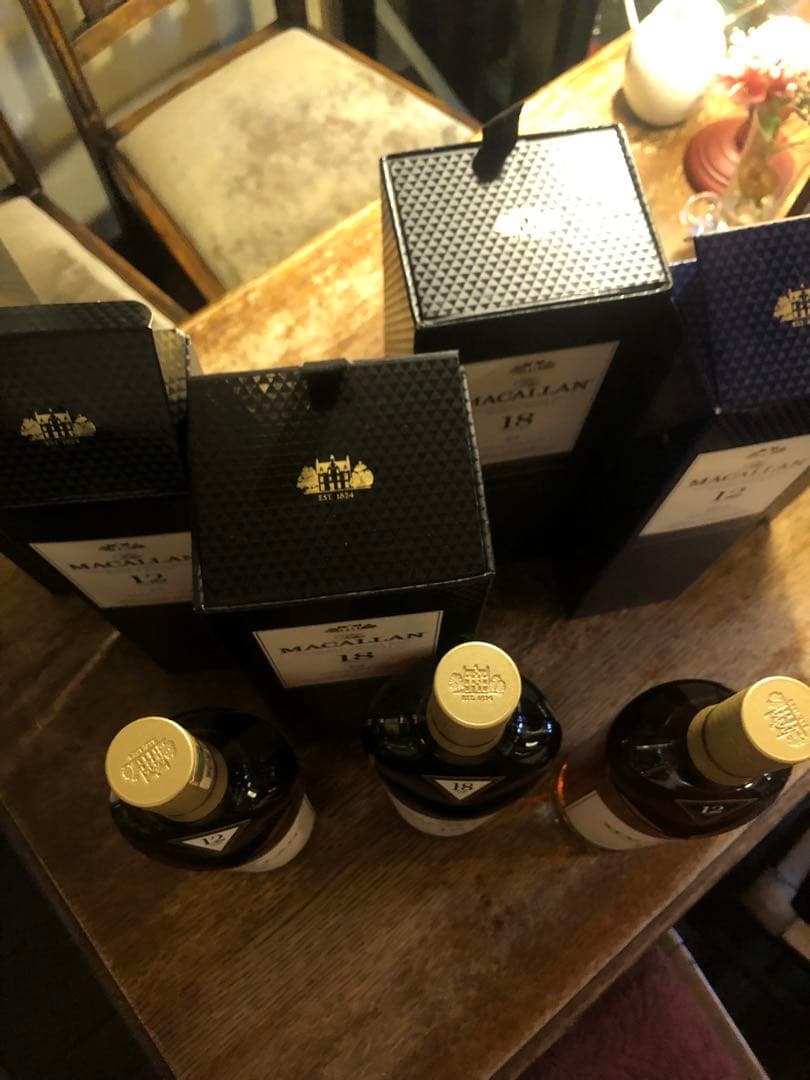 マッカラン18 年シェリー12年ダブルカスク12年各2本　6本セット