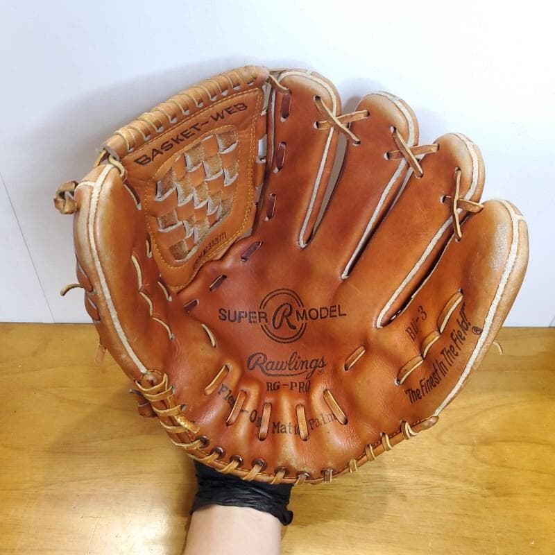 ローリングス 羽田耕一モデル BU-3 ビンテージ 内野用 軟式グローブ