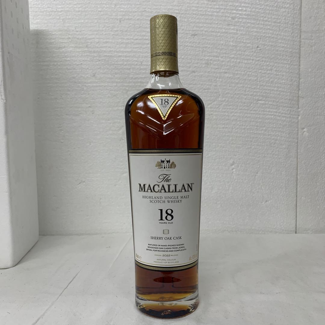 マッカラン18年シェリーカスク2022 700ml 43%