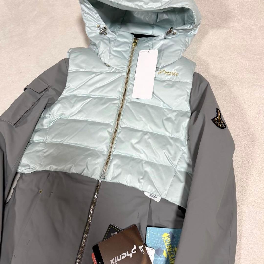 未使用★フェニックス phenix スキーウェア ダウン付Sサイズ　3way