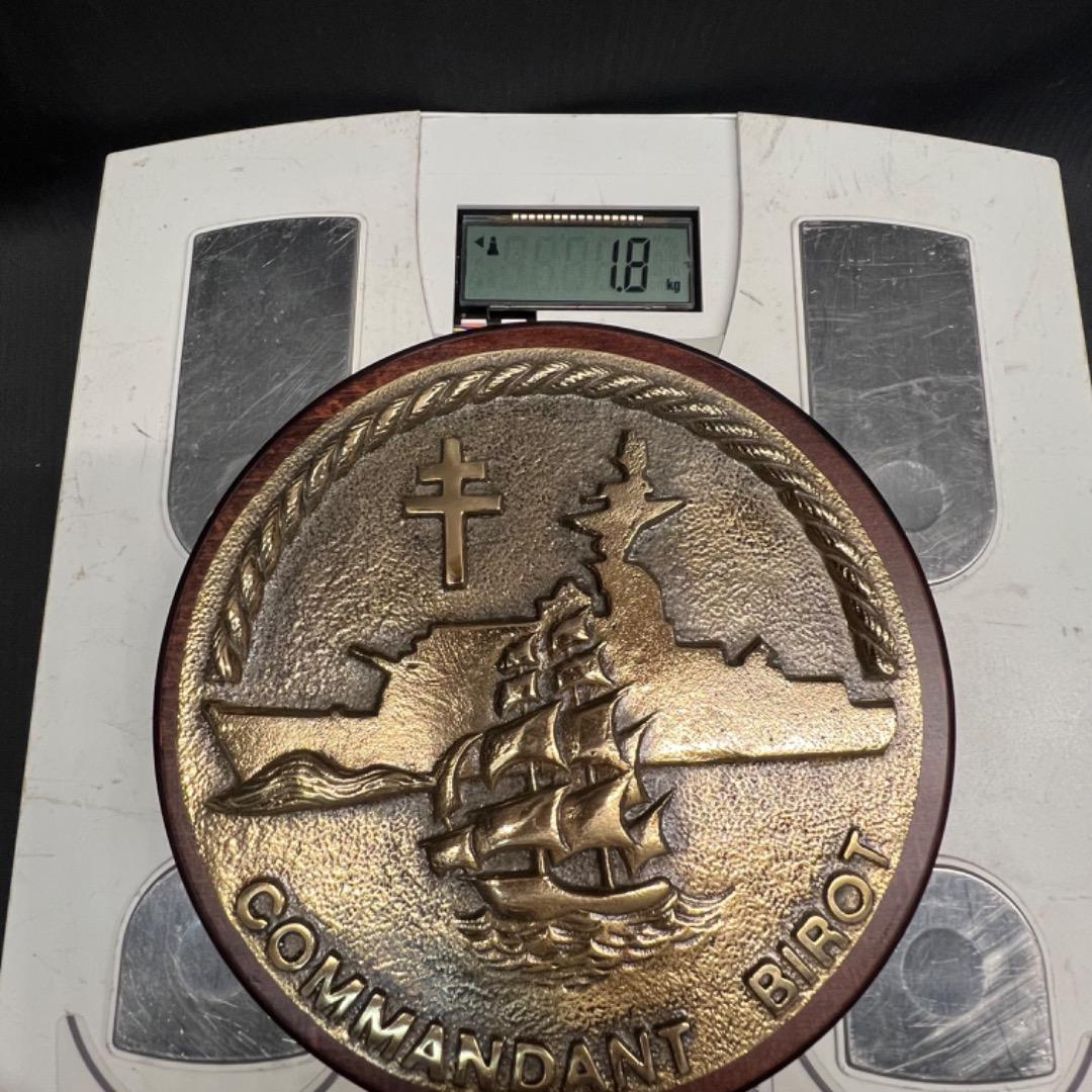 〇Kb右1024 コマンダン・ビロ フランス海軍 壁掛け など 3点まとめ