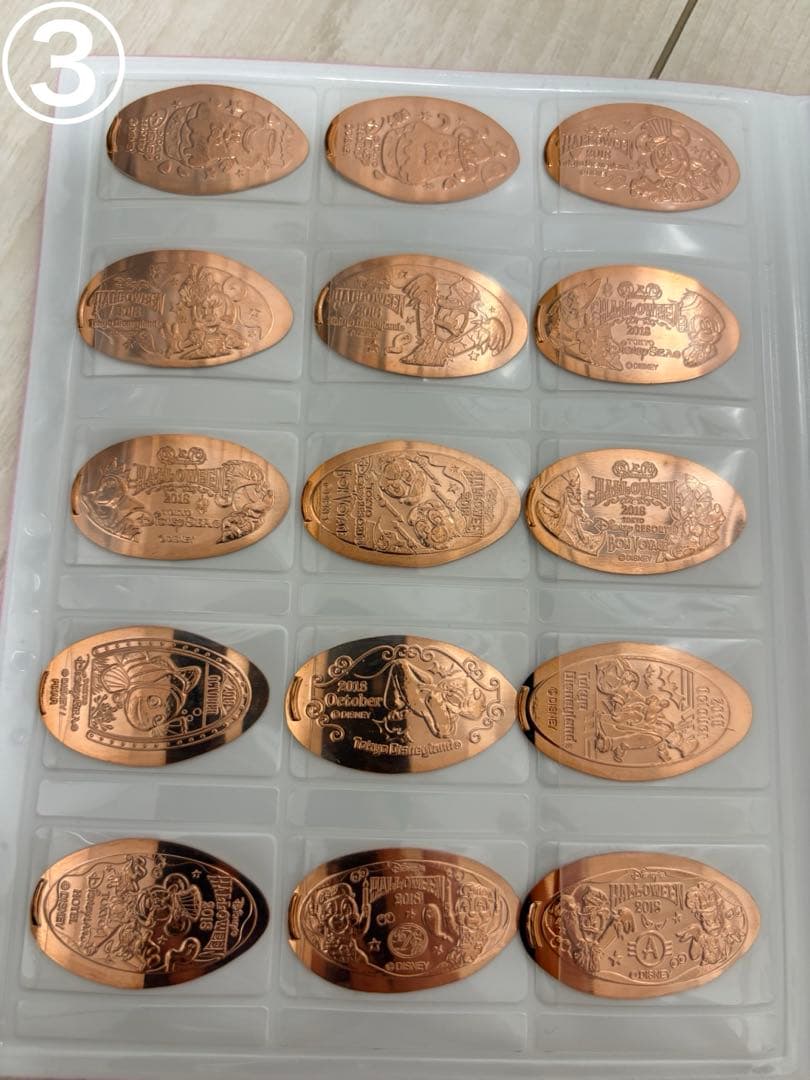 ディズニー　スーベニアメダル　208枚　メダルコレクションブック付き
