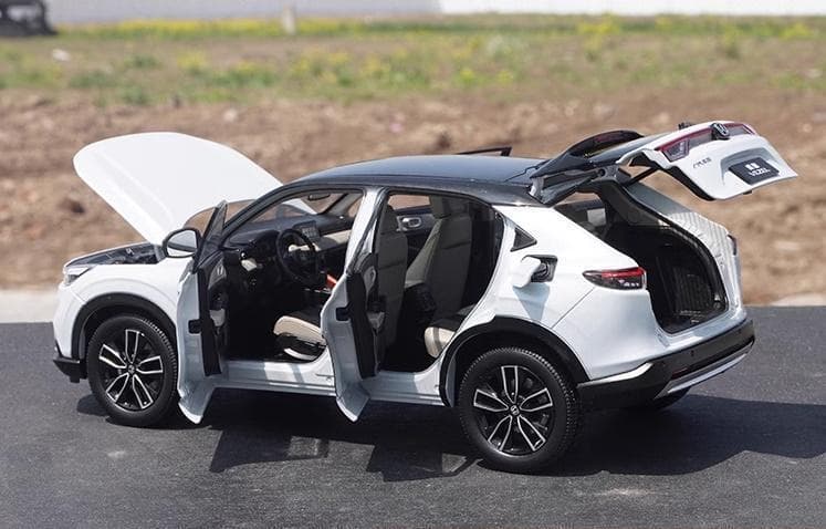 ミニカー 1/18 ホンダ ヴェゼル HONDA VEZEL 2023 ホワイト