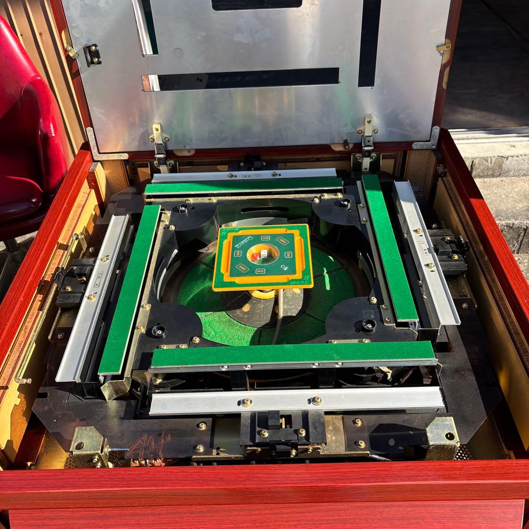 マツオカ センチュリーNEXT 全自動麻雀卓（ジャンク）　椅子4脚セット