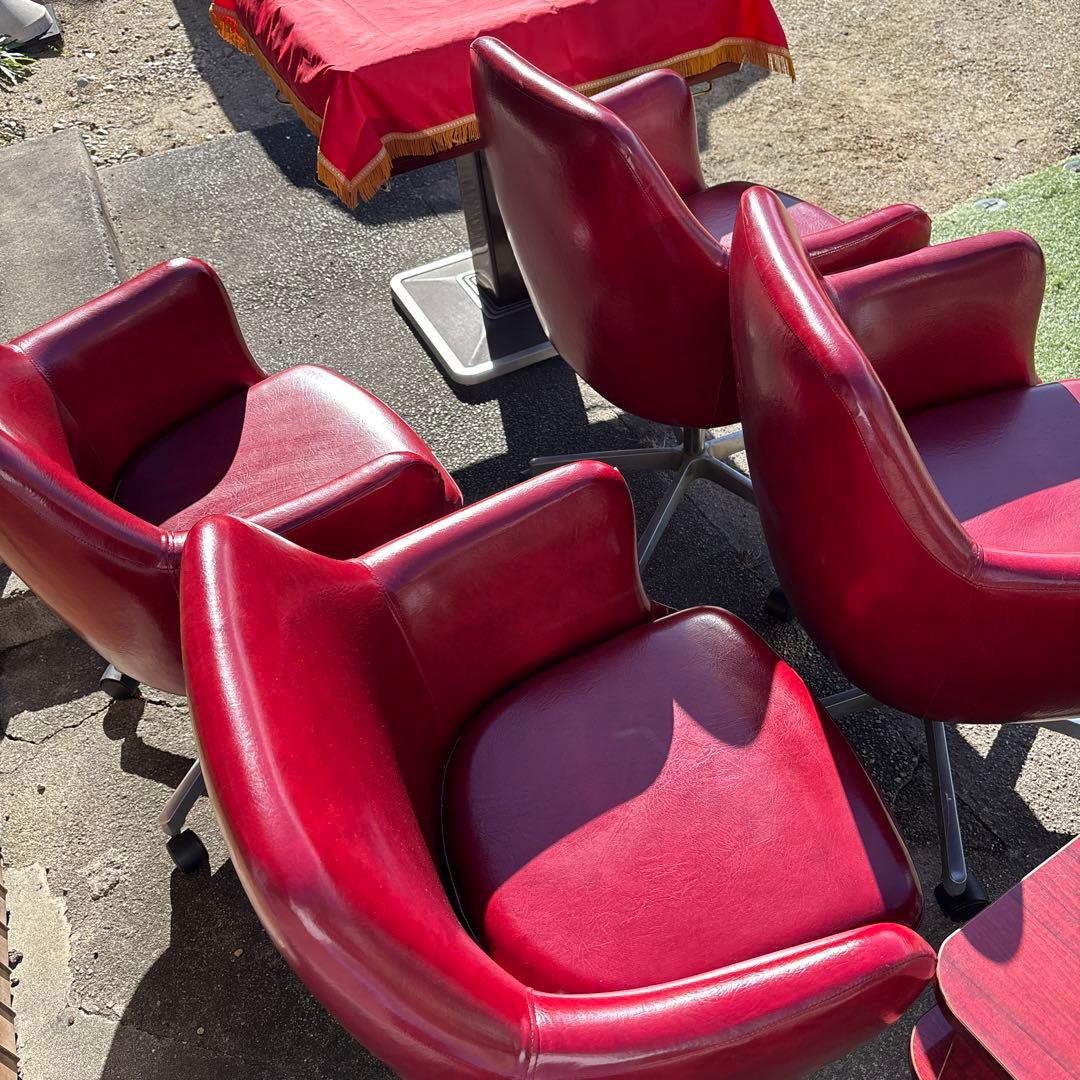 マツオカ センチュリーNEXT 全自動麻雀卓（ジャンク）　椅子4脚セット