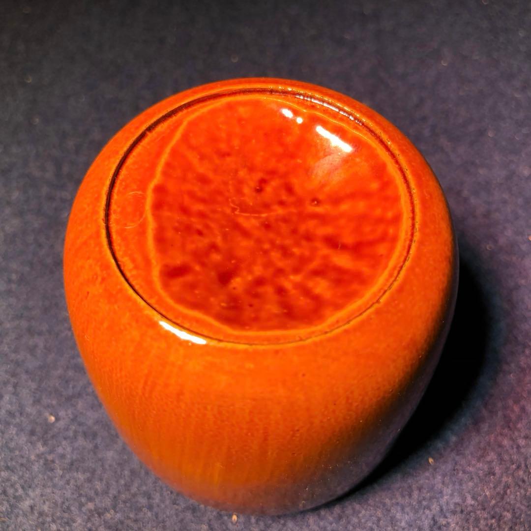 【茶道具】黒田宗傳作　竹溜中棗　尋牛斎宗匠在判