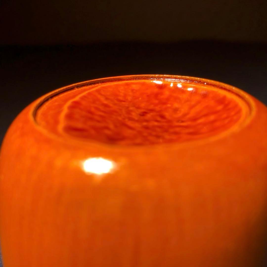 【茶道具】黒田宗傳作　竹溜中棗　尋牛斎宗匠在判