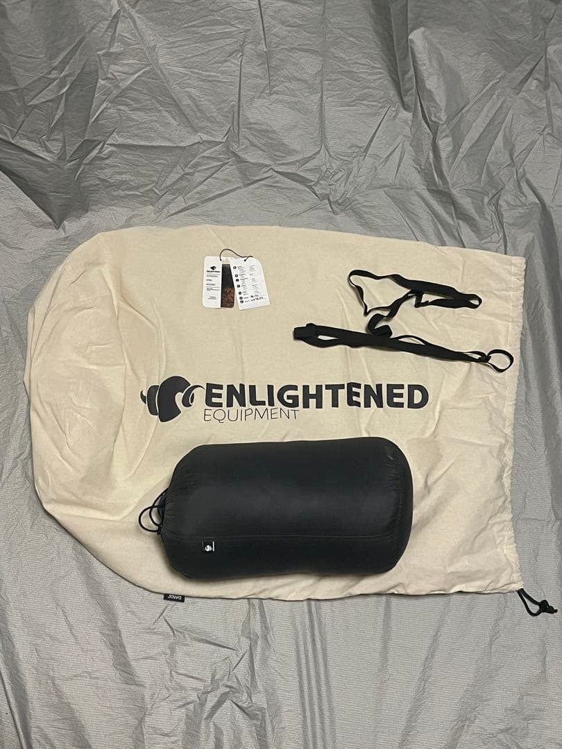 【未使用】EE レベレーション キルト 950FP 20°F ドラフトカラー付