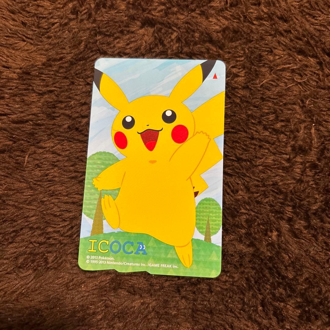 【台紙あり】ポケモン ピカチュウ 限定 交通系カード ICOCA イコカ