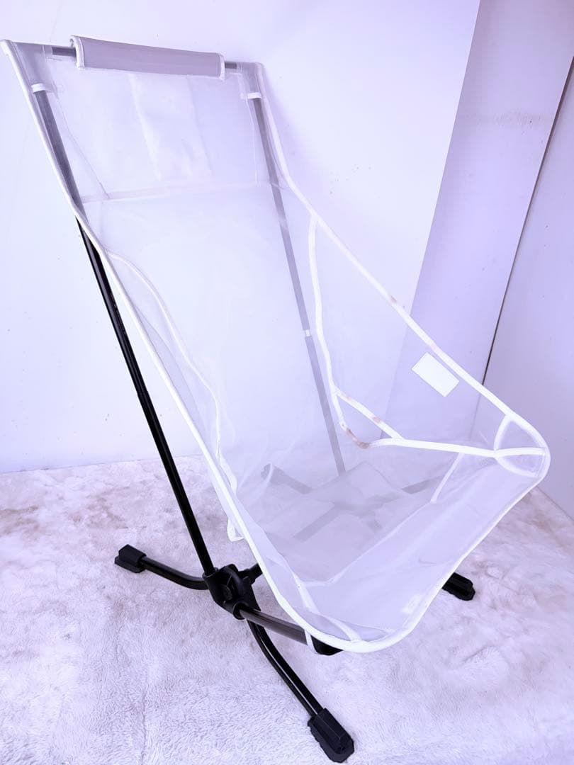 Helinox 生産終了 ビーチチェア ホワイトメッシュ 砂浜対応 軽量