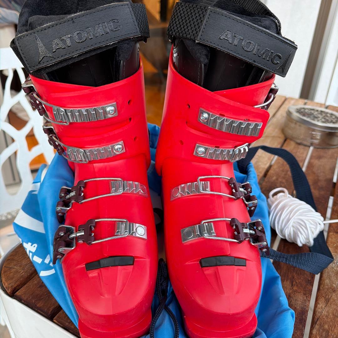 ATOMIC REDSTER 赤 スキー用ブーツ24.5cm