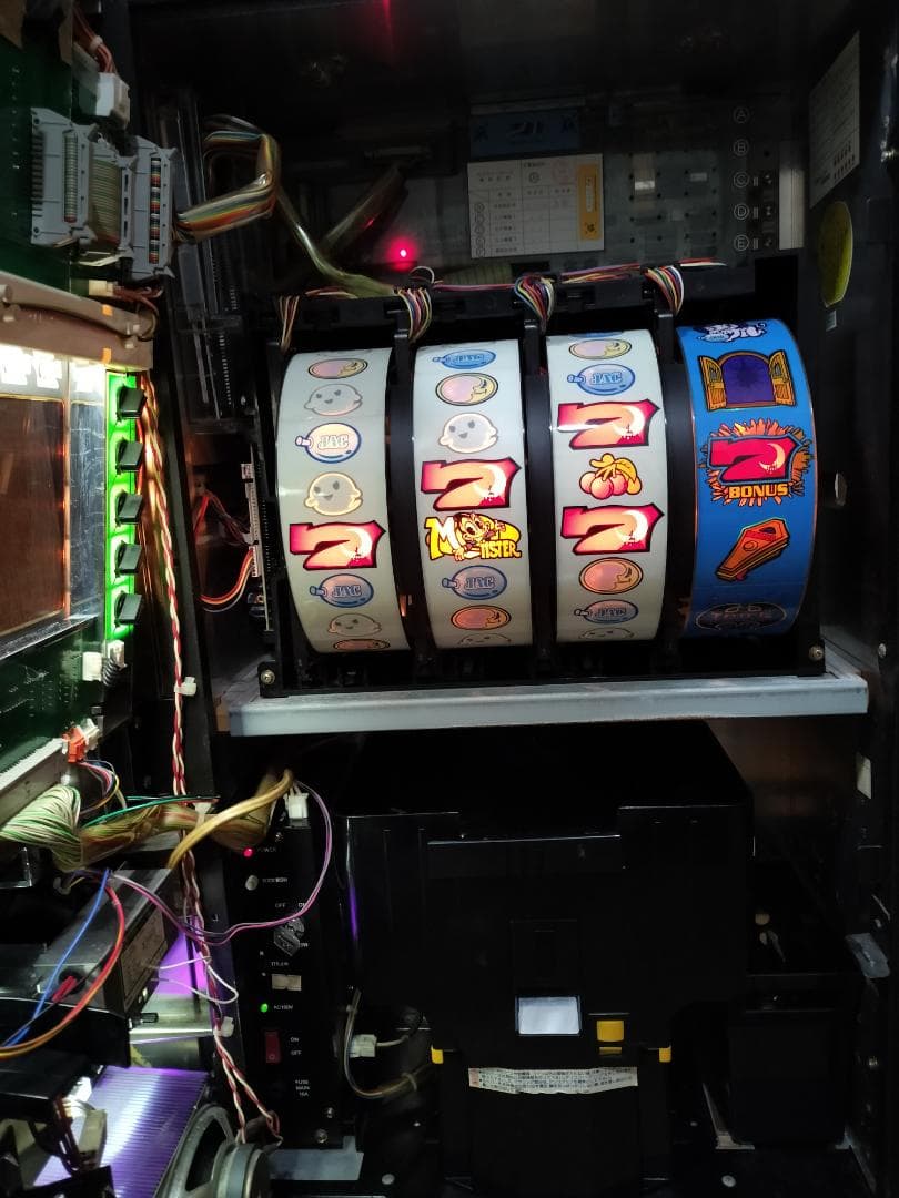 【パチスロ実機】オリンピア★トリックモンスター【不要機付】４号機・人気台