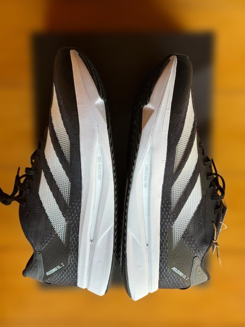 Adidas Adizero SL2 ワイド ブラック/ホワイト