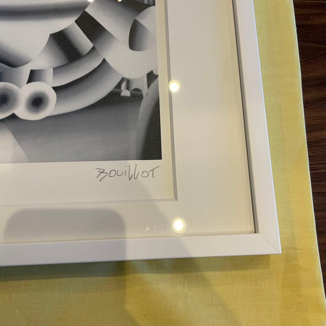 額装済geoffrey bouillot版画