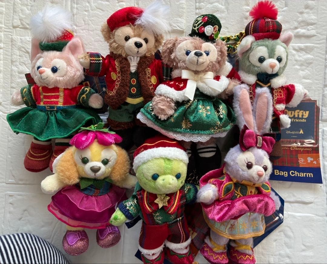 香港 ディズニー ハロウィン ダフフレ ぬいぐるみ 【7体set】