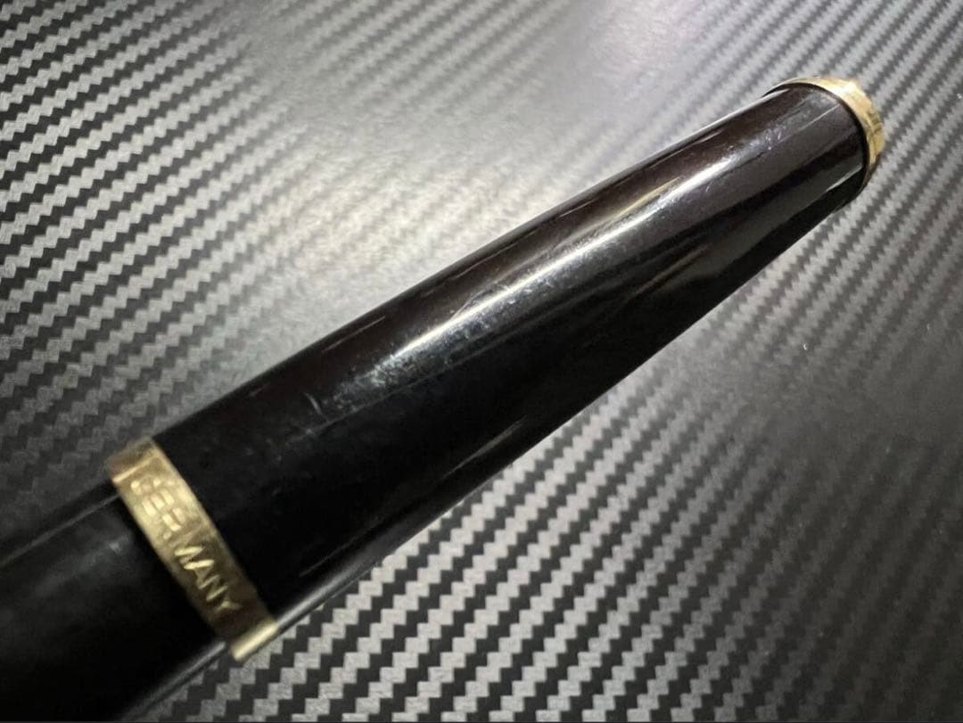 ペリカン 万年筆 美品 400NN M&K ブラックストライプ F