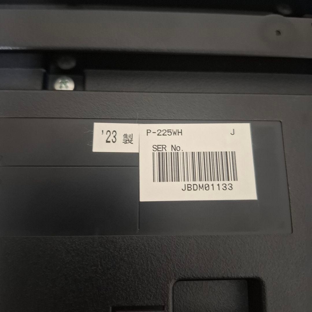 【状態良好】YAMAHA 電子ピアノ P-225 WH ホワイト