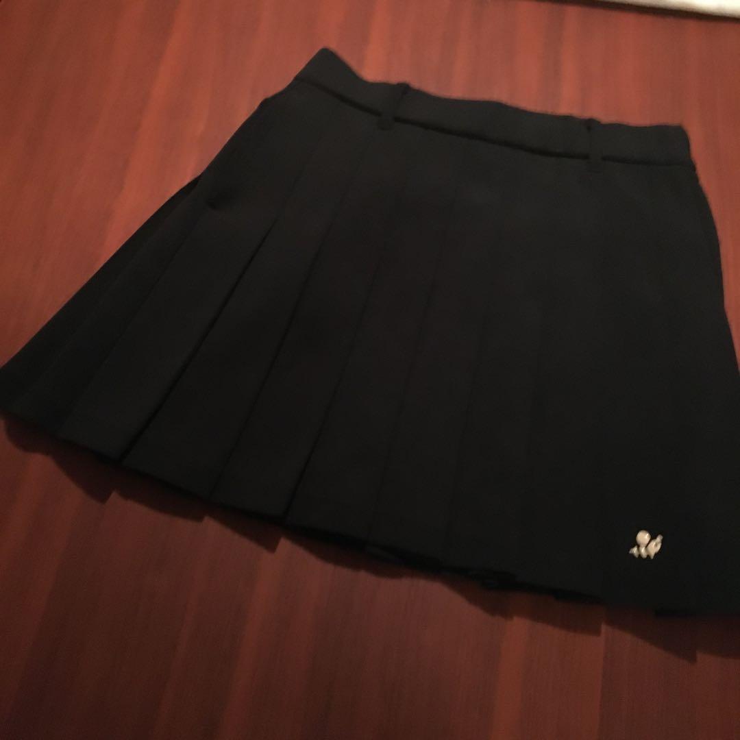 8YARDS 黒 プリーツスカート サイズ8