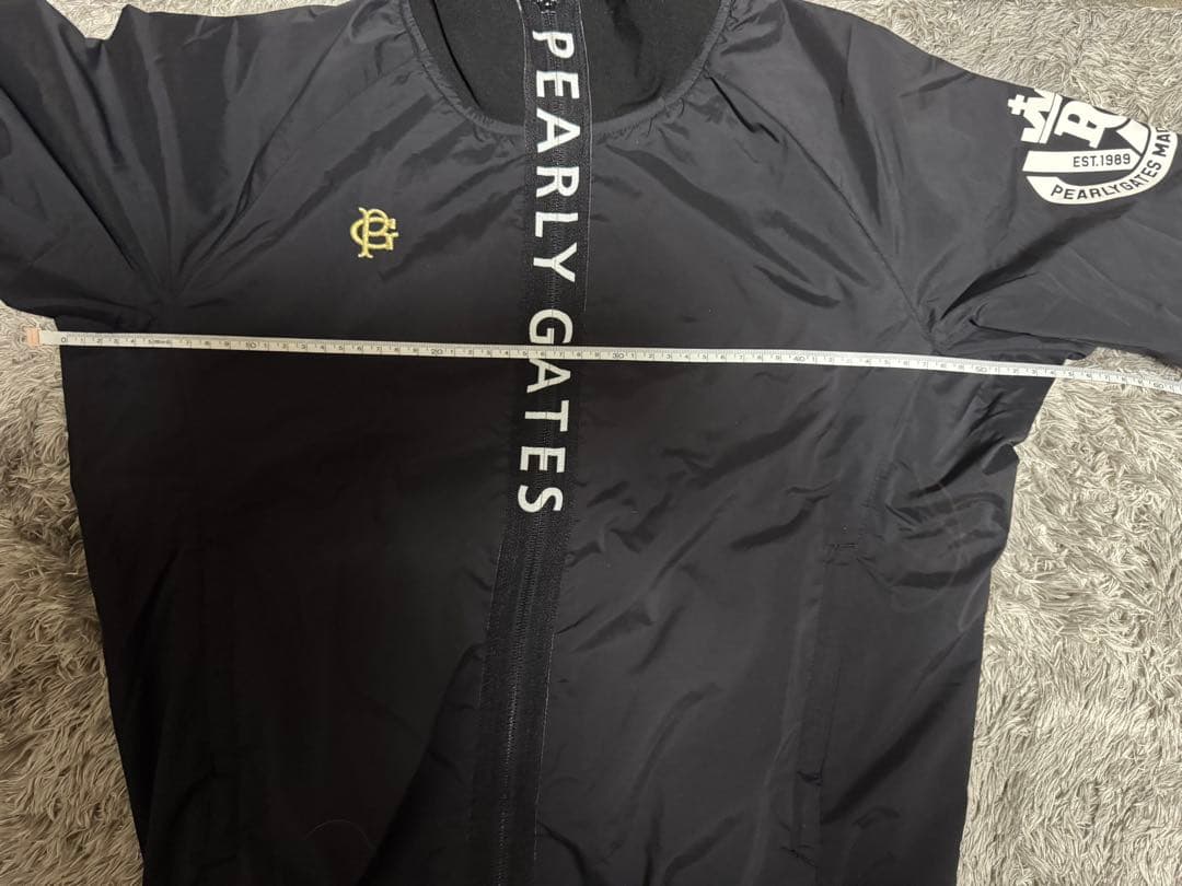 ポメリン 　PEARLY GATES ブラック　フルジップジャケット