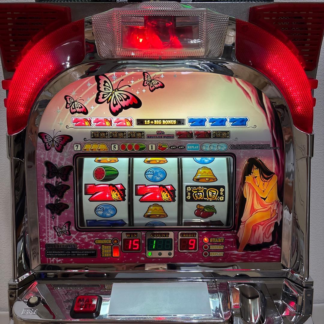 スロット実機　4号機　南国育ち　希少レアまどかパネル