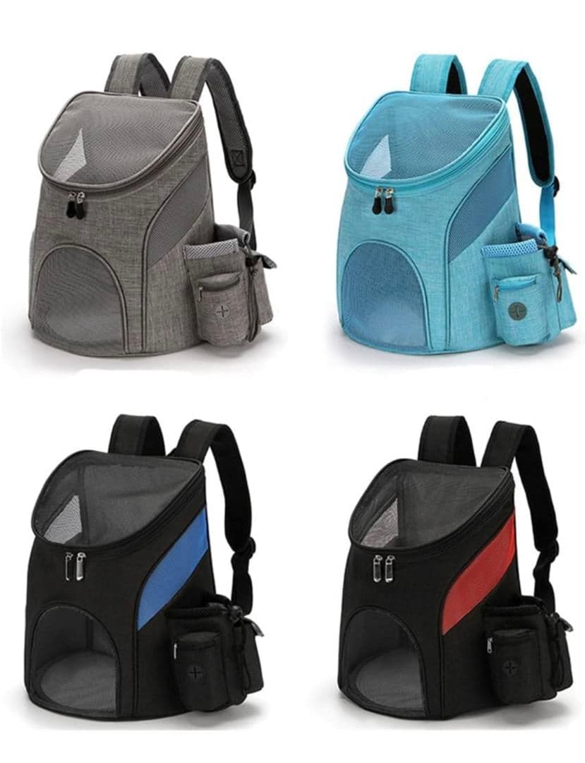 ペット用品 ポータブルメッシュ 猫バッグ 犬のバックパック折りたたみ式大容量