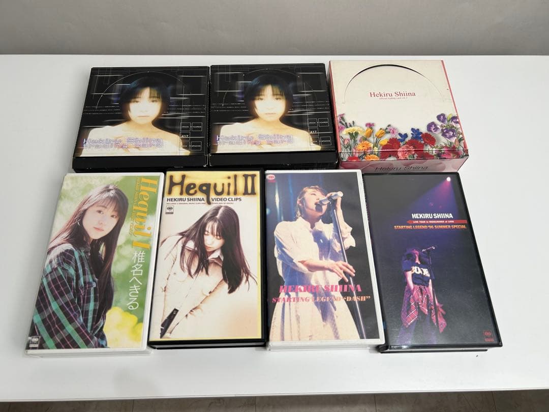 椎名へきる　トレーディングカード3BOX ビデオ4本　セット