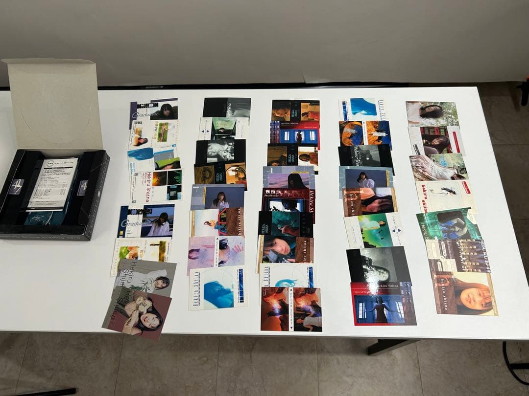 椎名へきる　トレーディングカード3BOX ビデオ4本　セット