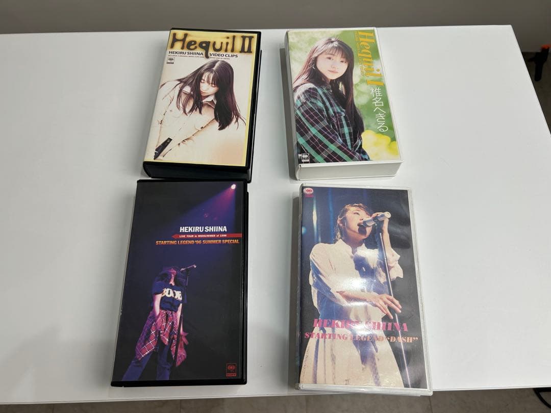 椎名へきる　トレーディングカード3BOX ビデオ4本　セット