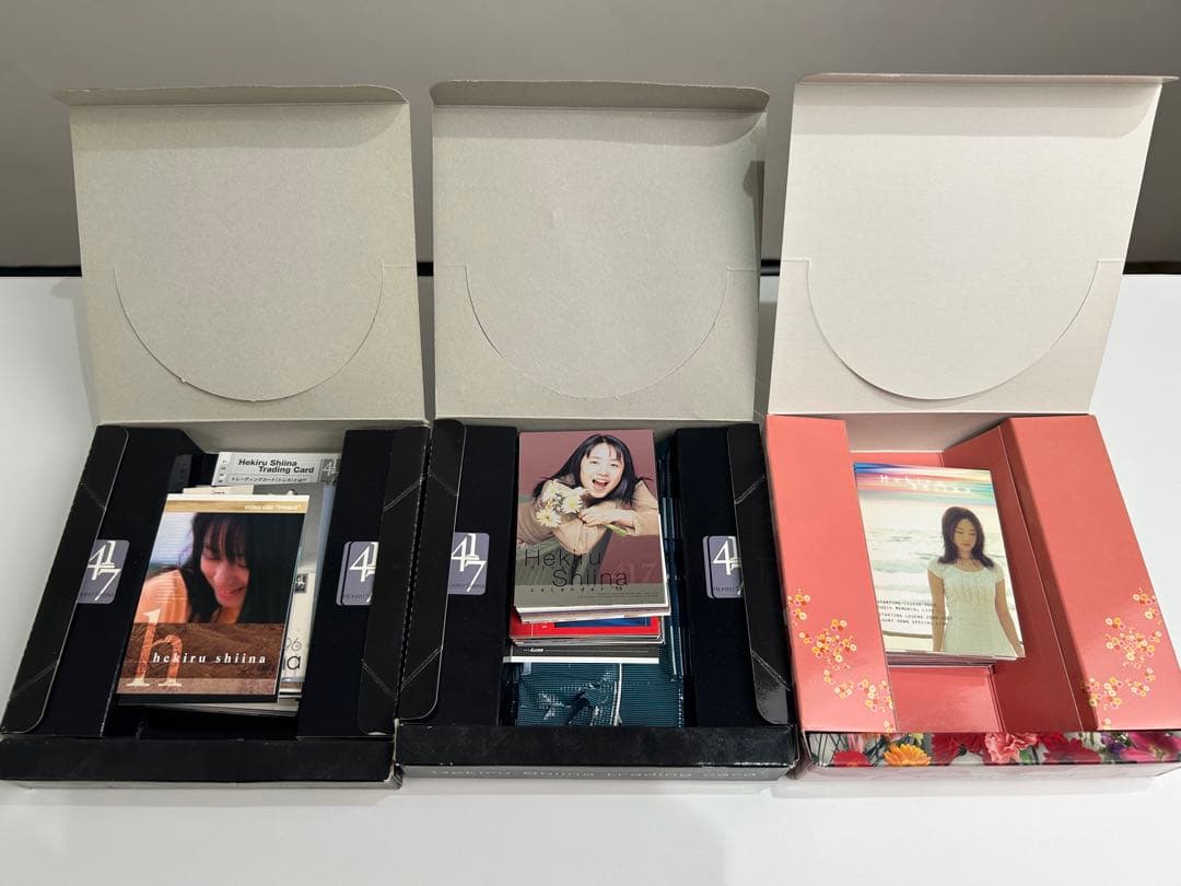 椎名へきる　トレーディングカード3BOX ビデオ4本　セット