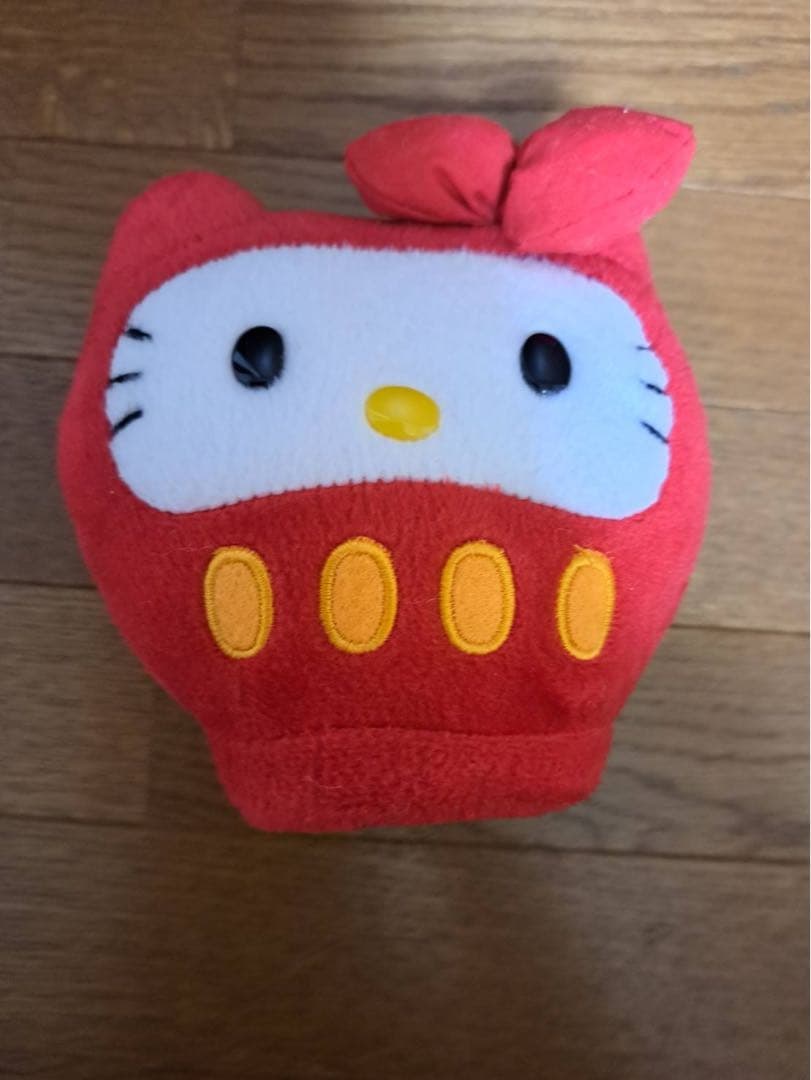 レア　ハローキティ着物・ダルマ　ぬいぐるみ　2体セット