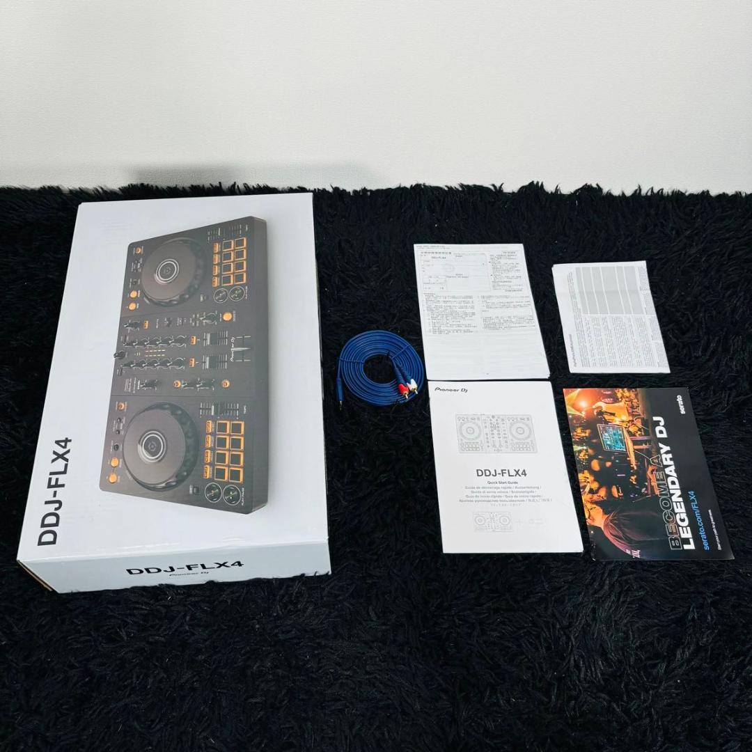 パイオニアDJ DDJ-FLX4 DJコントローラー 2デッキ マルチアプリ対応