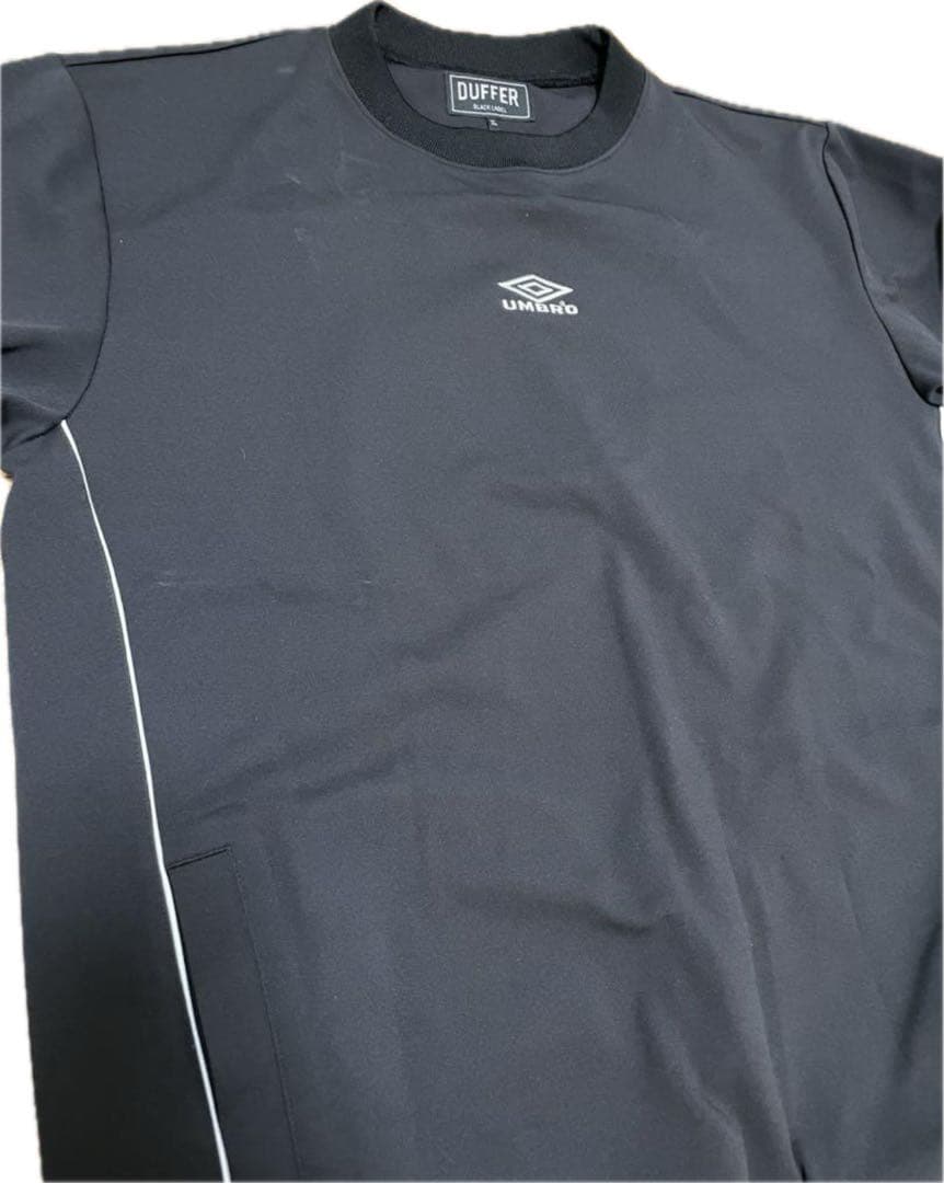 【美品】UMBRO×DUFFER黒アンブロxダファー セットアップ(OASIS)