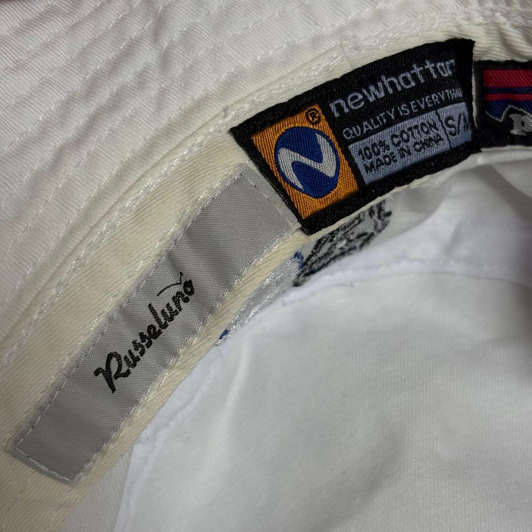 Russeluno x Punk Drunkers ハット　ホワイト　ルチャ