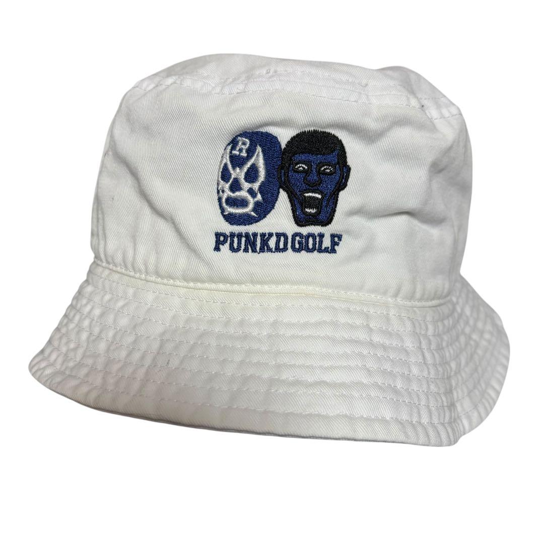 Russeluno x Punk Drunkers ハット　ホワイト　ルチャ