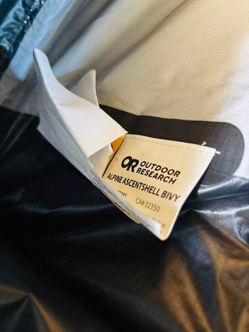 テント・タープ OUTDOOR RESEARCH ALPINE ASCENTSHELL BIVY