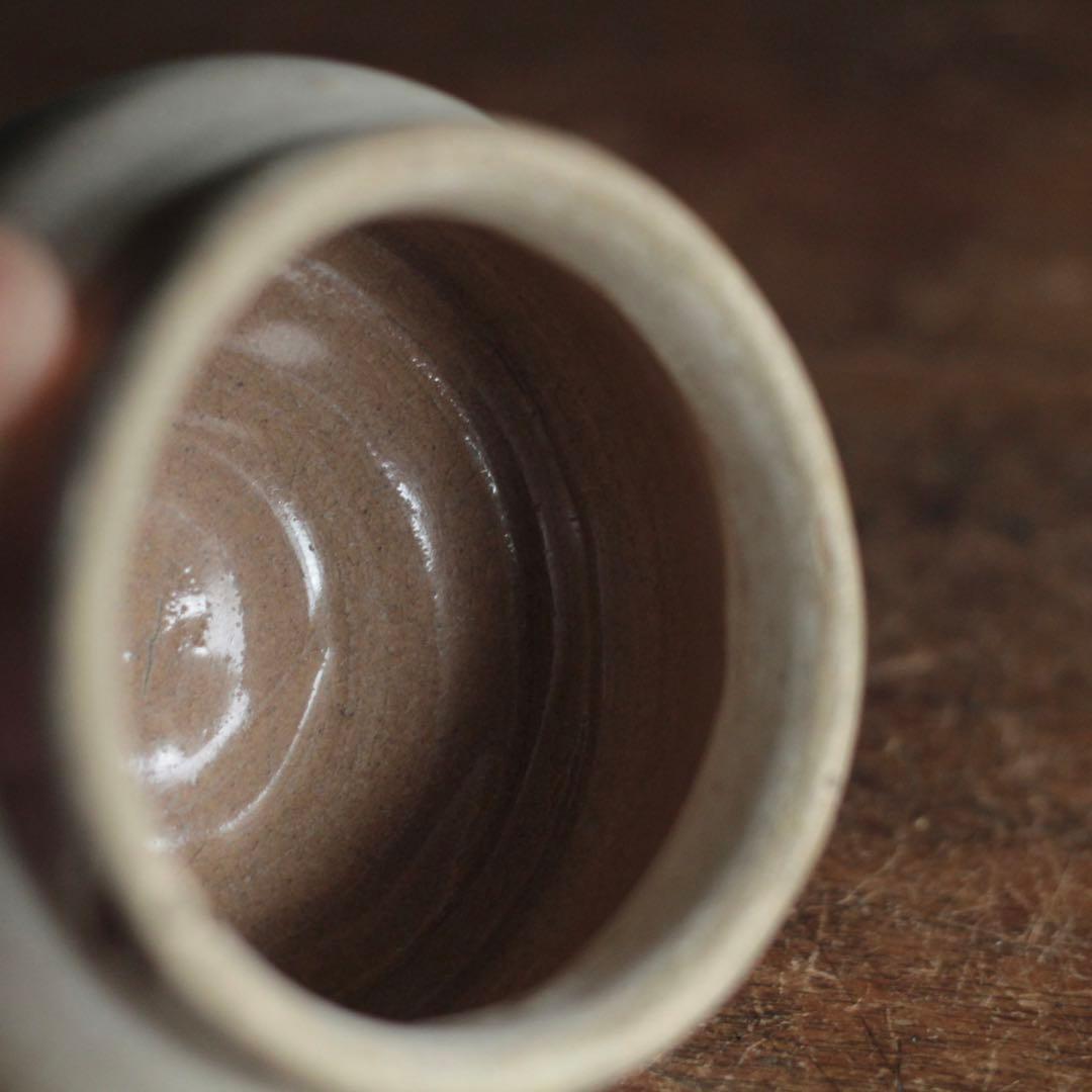 中国 白化粧土 小壺 茶碗 中国美術 古美術 古道具 アンティーク 茶道具