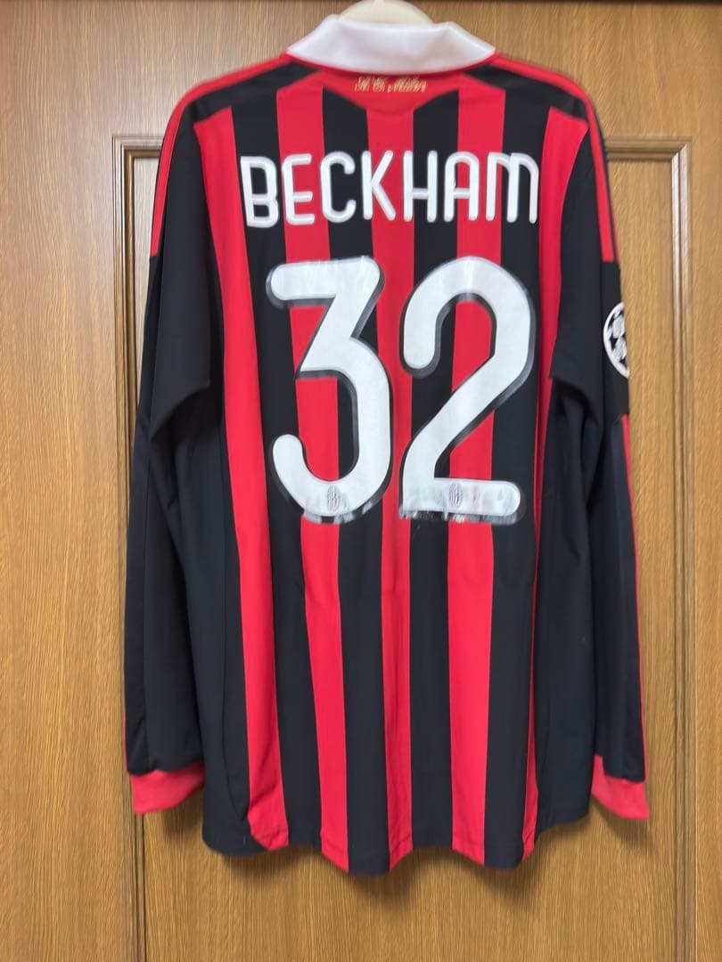 ACミラン　ユニフォーム　ベッカム　チャンピオンズリーグ　09/10