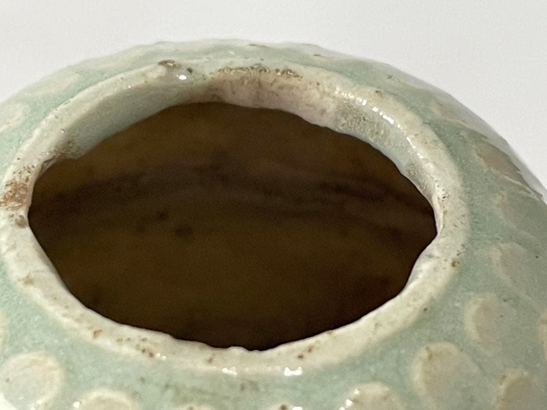 骨董　アンティーク　中国古陶磁　青白磁　影青　水滴　茶入　書道具　見立て茶入