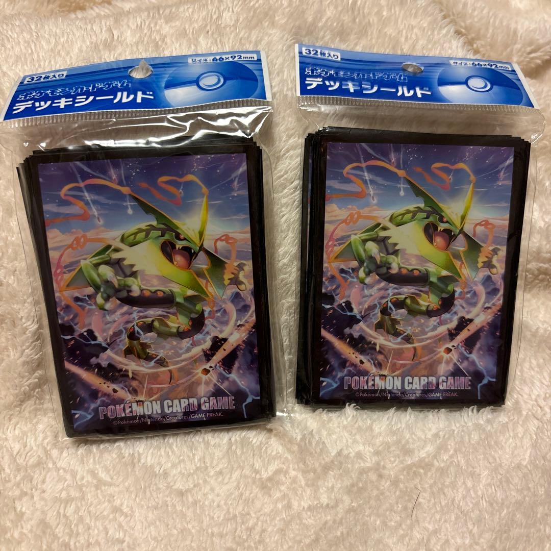 ポケモンセンター限定 デッキシールド　メガレックウザ　スリーブ