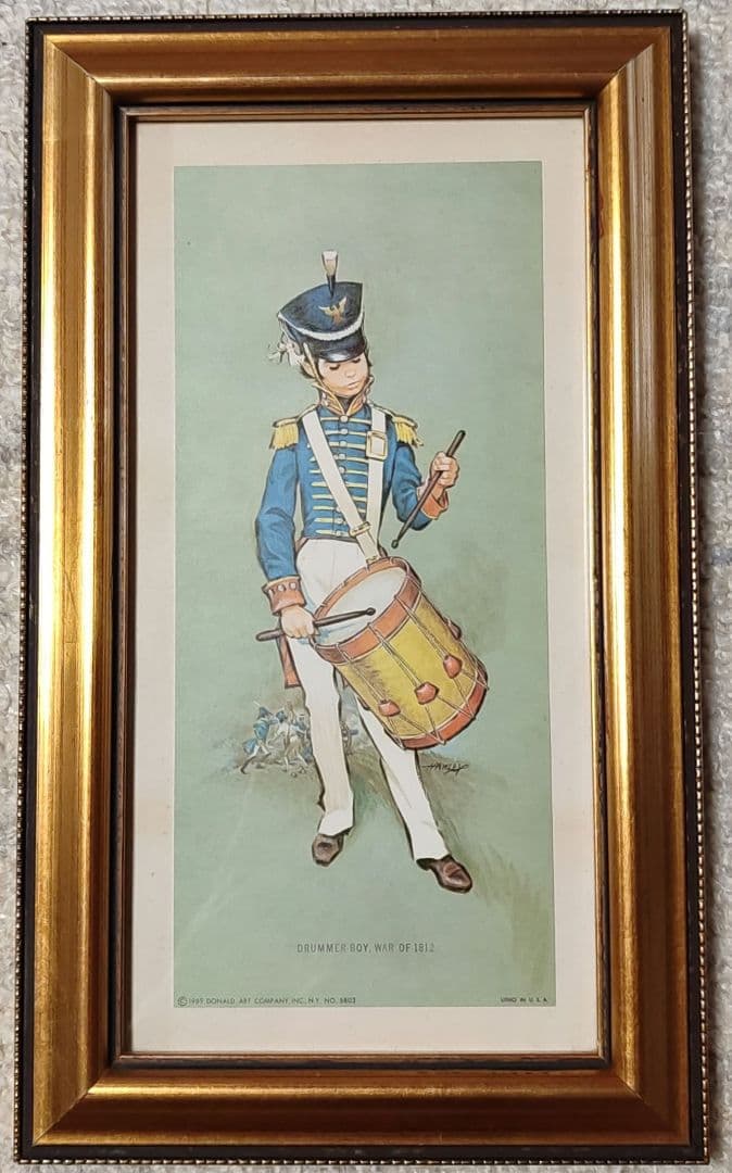 絵画 Drummer boy, war of 1812
