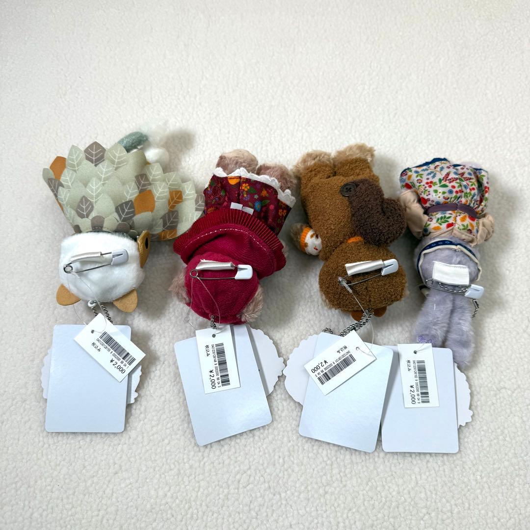 秋のぼうけん　TDL TDS期間限定ぬいぐるみバッジステラルー４体セット