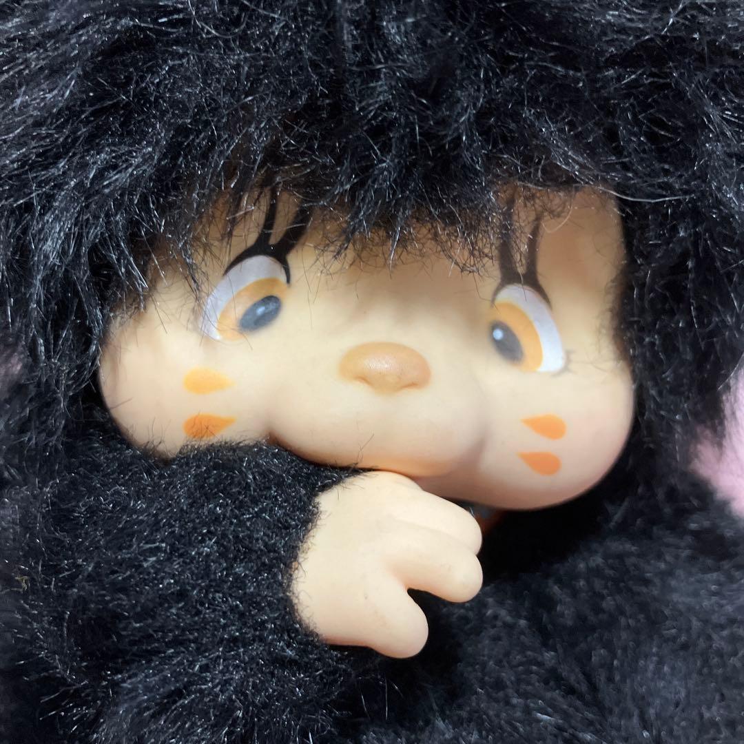 昭和レトロ　人形　ぬいぐるみ　ニャンコフ　猫　黒猫　指しゃぶり　モンチッチ