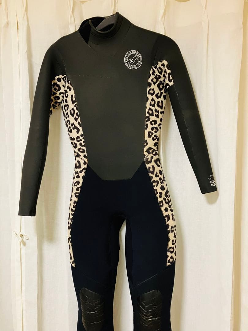 ビラボン レディース セミドライ 5×3mm バックジップ L 修理済み